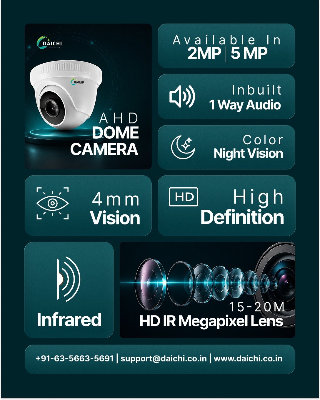 AHD Dome Camera