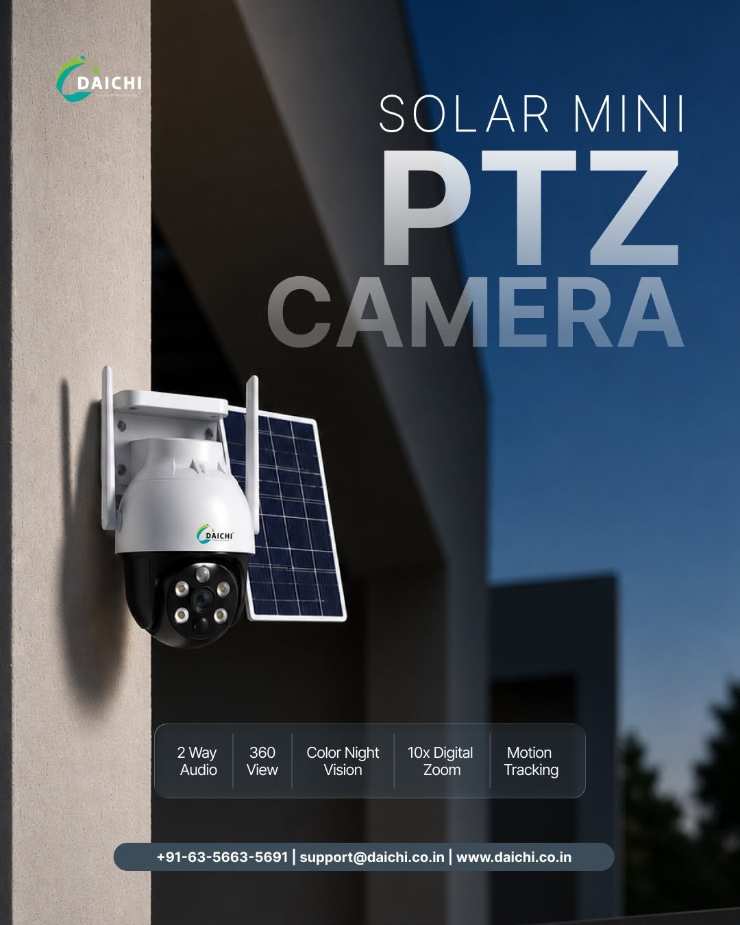 Solar Mini Ptz Camera